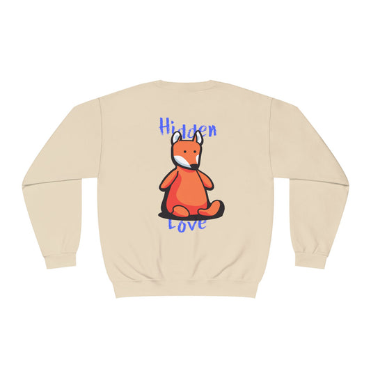 Hidden Love Fox Plushie Crewneck Sweatshirt - 4 Options